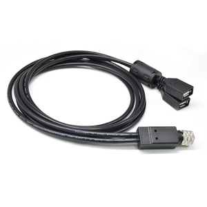 Network Data Y-<b>Splitter</b> <b>Cable</b> M12 A Code 8 Pin Female Connector to USB 2.0 Female Plug IP67 Waterproof Shielded Connector - Product Image 5