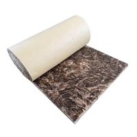 Isolation en laine de verre marron La De Vidro du Brésil pour toiture, sans formaldéhyde, écologique, conforme à la norme ASTM C1304 R94 40 mm