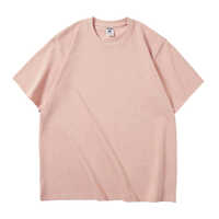 T-shirt graphique vierge en coton épais 100 %, coupe classique, avec impression DTG personnalisée, anti-boulochage et anti-plis, vente en gros