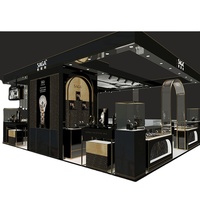 Vente en gros de kiosques à bijoux personnalisés pour centre commercial vitrine de bijoux comptoir design montre en acier doré les plus achetés