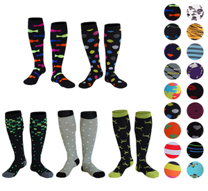 Knee High Unisex Heart Striped Athletic Bike Cycling <strong>Long</strong> Stockings Compression <strong>Socks</strong> Nurse Basketball <strong>Socks</strong> <strong>Men</strong> - Product Image 4