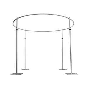Kindawow-Support de Cantonnière à Barre Transversale Réglable pour Décoration, Cadre de Rideau, Support de Tuyau et Drapé pour Mariage - Product Image 1