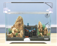 Sculpture d'aquarium en résine en forme de maison d'ananas, modèle de dessin animé pour poissons et crevettes, pour jouer et se cacher, écologique, peinte à la main, Feng Shui