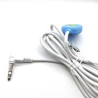 Kabelgebundener Schwesternruf-Pendelknopf mit 2 Tasten, Silikon-Handset, 6,35mm Stereo TRS Telefonanschlusskabel für Krankenhaus, Pflegeheim, Notfälle