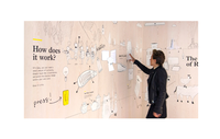 Sensor láser multitáctil Magic Wall proyección interactiva ciencia arte pared proyección mapeo dedo toque en Exposición de museo