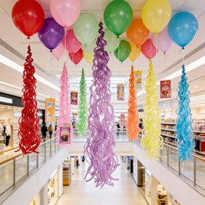 Guirnaldas Colgantes Rizadas de Colores al por Mayor, Decoraciones en Espiral de Arcoíris para Conjuntos de Decoración de Fiestas de Cumpleaños - Product Image 3