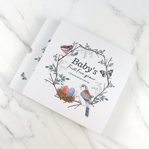 Vente en gros d'album pour nouveaux-nés <span class=keywords><strong>livre</strong></span> rigide de croissance en spirale impression de <span class=keywords><strong>livre</strong></span> de mémoire de ma première année de bébé - Product Image 1