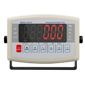 Hot Selling LED RS232 Weight Indicator Controller Load Cell Animal Scale Platform Scales Weighing Indicator