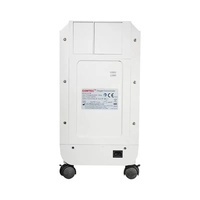 Concentrateur d'oxygène vétérinaire portable avec écran LCD, 93% PSA, générateur d'oxygène portable pour animaux de compagnie avec nébuliseur et moniteur SpO2