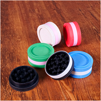 LOGO personnalisé, broyeur à tabac en plastique biodégradable de 2 pouces, broyeur à herbes commercial, accessoires de fumage en gros
