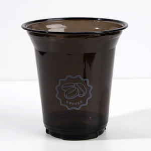 Dùng Một Lần 98Mm 16Oz Đầy Đủ Màu Đen Pet Cốc Nhựa Biểu Tượng Tùy Chỉnh In Màu Đen Nhựa Lạnh Cốc Nước Giải Khát Với Nắp - Product Image 4