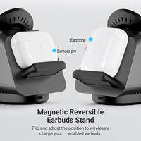 Support de charge magnétique sans fil 3 en 1 rotatif, design innovant détachable AFY, charge rapide 15W pour téléphone, écouteurs et montre.