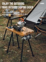 Table de pique-nique et de pêche pliable tactique portable réglable en hauteur en plastique JIAWEI pour le camping en plein air