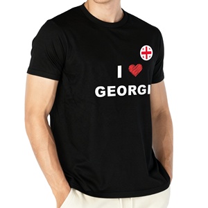 Lightweight and Breathable Georgia Fan T-<b>shirt</b> for Summer Outdoor Gatherings and Matches Promotion - Product Image 2