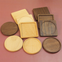 Le meilleur plateau rond en bois brun de qualité supérieure pour le café, le petit-déjeuner et le service – Sous-verre en bois