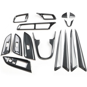 Rechtsgestuurd 2014-2018 FIT Window Rugilator-schakelaar met koolstofvezelpatroon Zwart navigatiepaneel Auto-interieurdecoratie - Product Image 1