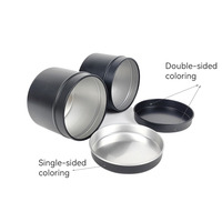 En stock – Pot cylindrique en aluminium coloré de 120 ml, conteneur métallique rond de 65x50 mm pour l'aromathérapie et l'industrie alimentaire – Vente en gros