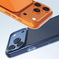 Étui de téléphone magnétique transparent en polycarbonate résistant aux chocs de haute qualité JOYPORODO B417 pour iPhone 17 Pro Max, coque personnalisée avec logo