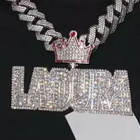Pendentif personnalisé en moissanite sertie de diamants, en argent 925, diamant de laboratoire VVS, collier hip-hop pour homme