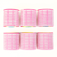 Rouleaux à cheveux en nylon et plastique Wanmei pour coiffure à domicile, sans chaleur, pour cheveux longs, plusieurs tailles, pour un coiffage magique DIY