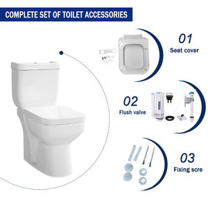 Inodoro Sistema Rimless Tapa Cierre Suave Inodoro Sistema Rimless Inodoro Estándar - Product Image 3