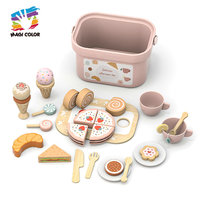 Nouvel ensemble d'instruments de musique en bois 2026 pour enfants, avec boîte de rangement, xylophone, mélodica, tambourin et cartes flash musicales W07A304