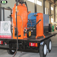 Machine de Sablage Mobile Montée sur Camion avec Compresseur d'Air pour la Vente Ensemble Complet / Sablage Sans Poussière
