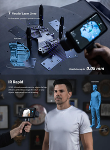 Shining EinScan Rigil Industrial <strong>3D</strong> Detachable Handheld <strong>Scanner</strong> All-In-One <strong>Scanning</strong> System Dynamic Tracking Metrlogy <strong>3D</strong> <strong>Scanner</strong> - Product Image 2