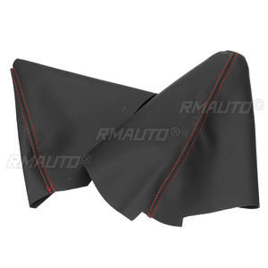 PU Leather Gear Shift Collar Parking Handbrake Gaiter <b>Boot</b> <b>Cover</b> LR006172 LR002758 for Land Rover Freelander 2 2008-2013 - Product Image 2