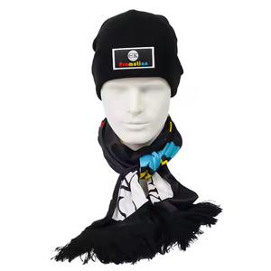 Bán buôn tùy chỉnh đa màu sắ<span class=keywords><strong>c</strong></span> unisex đan Beanie logo in khuyến mại mũ & mũ - Product Image 6