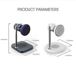 2025 New Qi2.2 25W 3 Trong <span class=keywords><strong>1</strong></span> Siêu Nhanh Từ Sạc Không Dây TEC Fan Làm Mát Sạc Trạm Đối Với iPhone 17 Đối Với Samsung 7W - Product Image 2