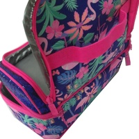Boîte à lunch imprimée licorne de dessin animé, sac isotherme double couche pour aliments, sac à lunch personnalisé, sac isotherme pour filles à l'école
