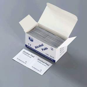 Tampons de préparation à l'alcool 75% certifiés CE <span class=keywords><strong>Lingettes</strong></span> jetables stériles pour équipement médical et tatouage - Product Image 1