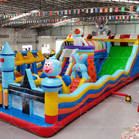 Nouveau design gonflable fusée à air sautant videur château Spaceman thème ville astronaute vol spatial parc d'attractions en vente