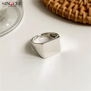 High Quality 9.25 Silver Ring Heart Ring for Couple