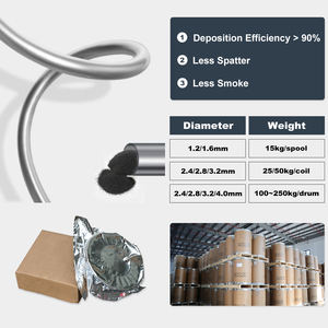 Wodon Fil <span class=keywords><strong>de</strong></span> soudage fourré en fonte à haute teneur en chrome FCAW Résistance à l'usure CO2 Mig Flux - Product Image 2