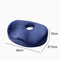Coussin de confort multifonctionnel en mousse à mémoire de forme pour chaise de bureau et siège de méditation