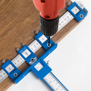 Woodworking Handle Punching Locator Hole Punch Jig <b>Tool</b> Drill Guide Cabinet Hardware Jig ABS Plastic OEM/ODM DIY Industrial - Product Image 4