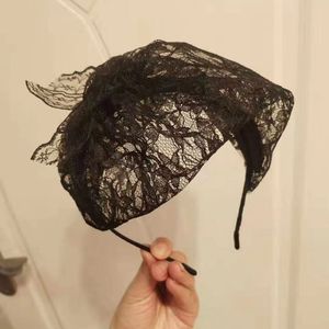 New Design Elegant Polka Dot Mesh Bowknot Beret Headband Vintage Handmade Cloth <strong>Hair</strong> Hoop <strong>Wedding</strong> <strong>Hair</strong> <strong>Band</strong> Women <strong>Hair</strong> - Product Image 1