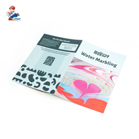 Carnet personnalisé avec estampage à chaud 3D sur papier d'art, reliure agrafée, pour guide d'utilisation, avec papier kraft et offset