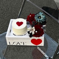Boîte Pliante Transparente pour Gâteau et Fleurs, Cadeau de Mariage, Faveur d'Anniversaire