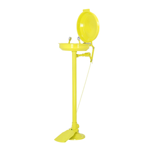 Lavabo de acero inoxidable con doble cabezal de pulverización, a prueba de polvo, con interruptor <span class=keywords><strong>manual</strong></span>, para lavado facial, almacenamiento de agua, ducha de emergencia y estación de lavado de ojos - Product Image 5