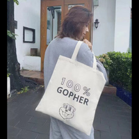Sac en toile réutilisable pour cadeaux de mode, imprimé sur mesure, sac en toile calicot promotionnel, coton