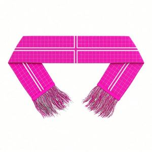 Écharpe Tricotée Style Classique pour Supporters de Football – Double Face en Acrylique – Idéale pour les Matchs et les Équipes Nationales - Product Image 2