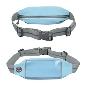 Hottest men's and women's mobile phone touch screen jogging mountaineering sports waist bag