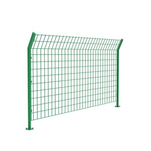 Valla de malla de alambre de doble cara Mori 90*170mm, 1.2-2.0m de altura, para protección de carreteras, color verde con recubrimiento por inmersión - Product Image 1