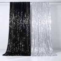 Rideau de fond en tissu à sequins en promotion pour plafond de scène de mariage, fête d'anniversaire, salle de banquet, drapé de couverture, décoration de mariage