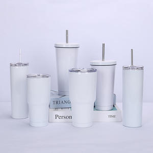 Termo <span class=keywords><strong>de</strong></span> Acero Inoxidable 304 con Tubo <span class=keywords><strong>de</strong></span> Succión <span class=keywords><strong>de</strong></span> 20oz/30oz para Bebidas Frías, Estilo Cross-border Sublimation, para Coche, con Diseño <span class=keywords><strong>de</strong></span> <span class=keywords><strong>Huevo</strong></span> - Product Image 2