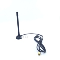 Antenne WiFi à montage magnétique 2,4 GHz avec connecteur mâle RP-SMA, antenne omnidirectionnelle à gain élevé pour routeur sans fil