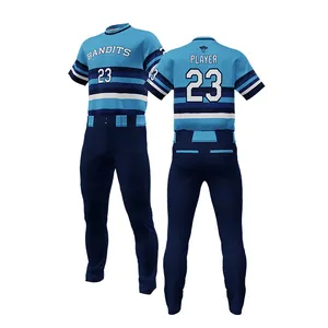 Design Button Up Baseball Uniform Shirt Shorts Personalized Baseball Jersey For Men
